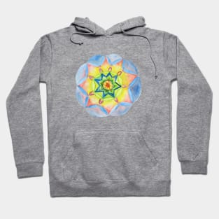 Mandala Blue Hoodie